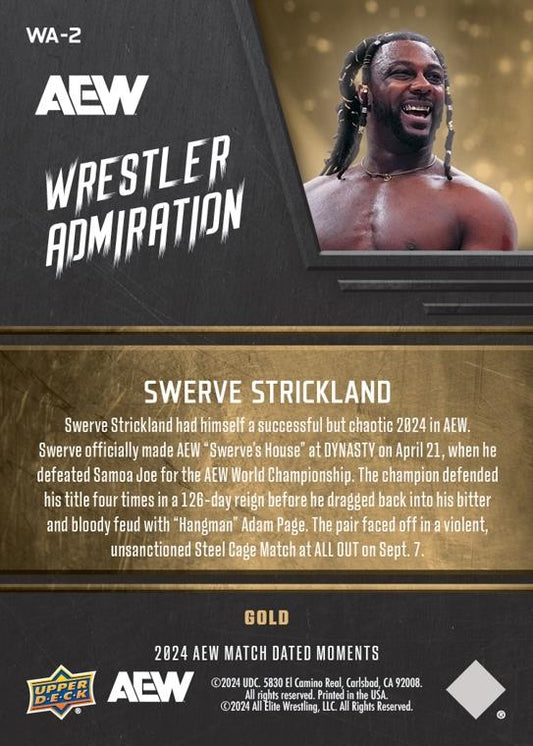 Wrestler Admiration – Swerve Strickland