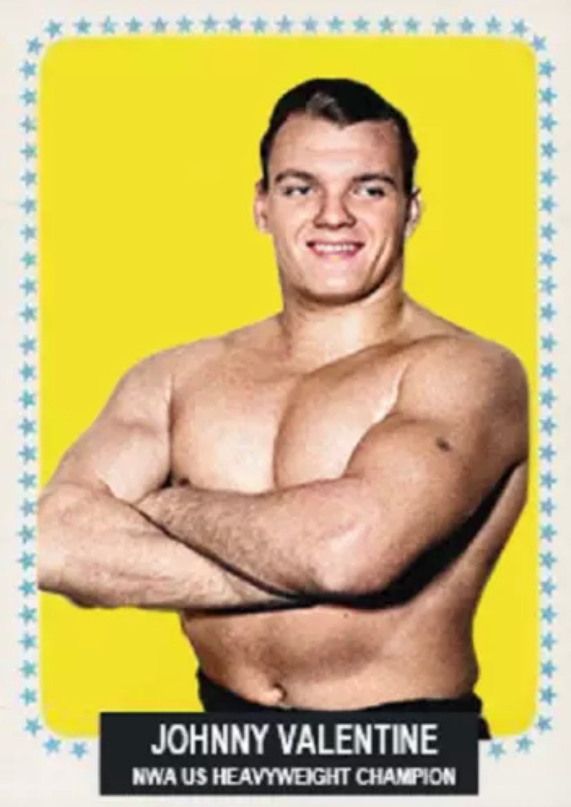 Johnny Valentine trading card PW Catalog