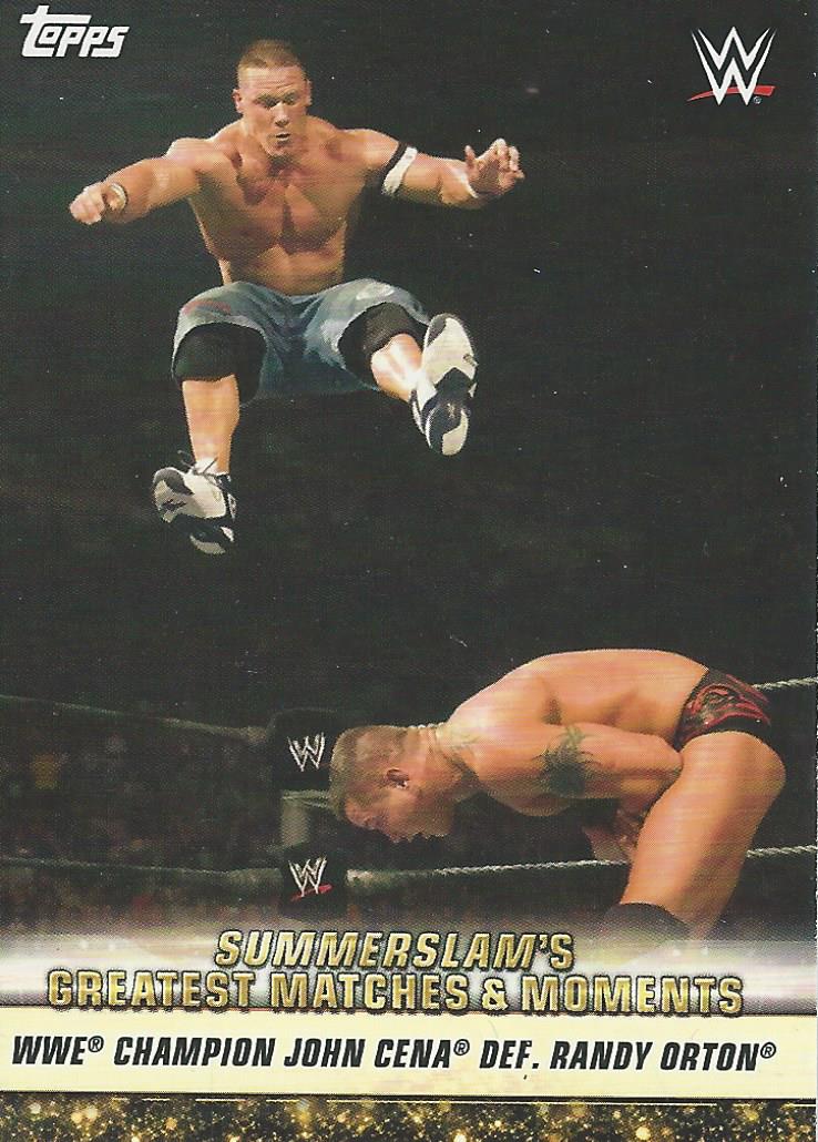 WWE Topps Summerslam 2019 John Cena GM-27 trading card PW Catalog