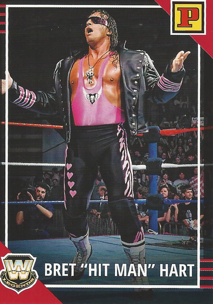 WWE Panini Debut Edition 2022 Bret Hart #109 Red