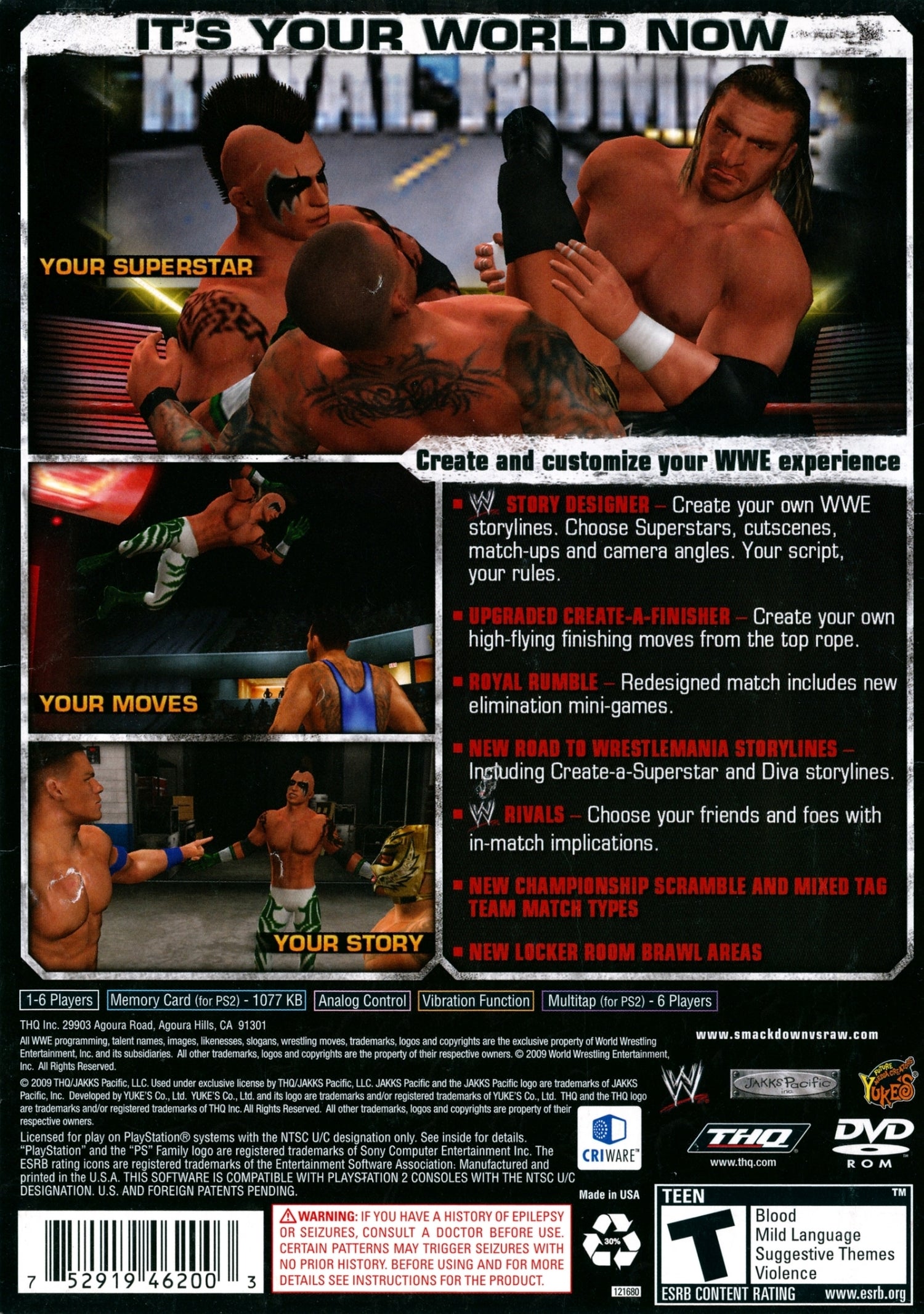 WWE SmackDown vs. Raw 2010 [PlayStation 2] PWcatalog