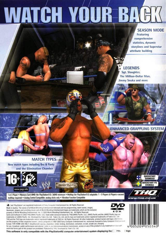 WWE SmackDown Here Comes the Pain [PlayStation 2] PWcatalog
