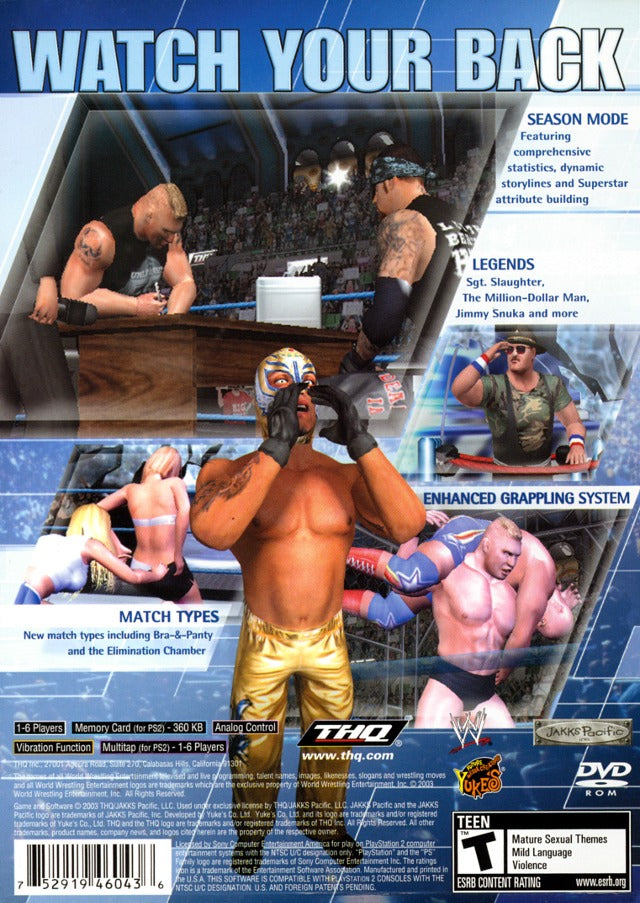 WWE SmackDown Here Comes the Pain [PlayStation 2] PWcatalog