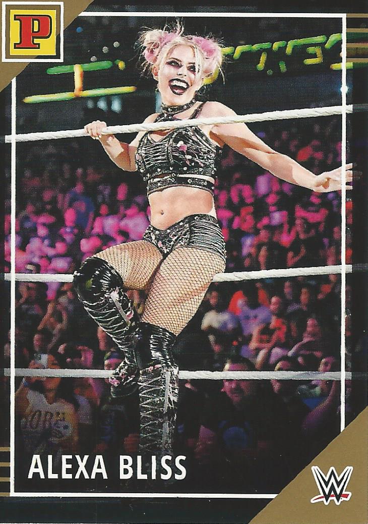 WWE Panini Debut Edition 2022 Alexa Bliss #18 Gold
