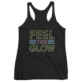 Naomi "Feel The Glow" Women's Racerback Tank Top