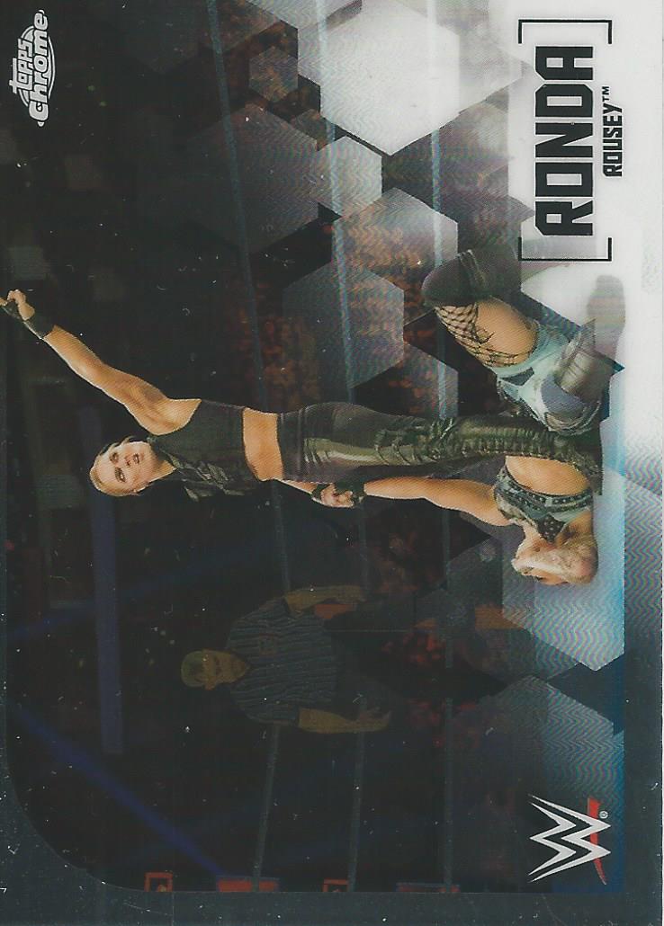 WWE Topps Chrome 2020 Ronda Rousey #51