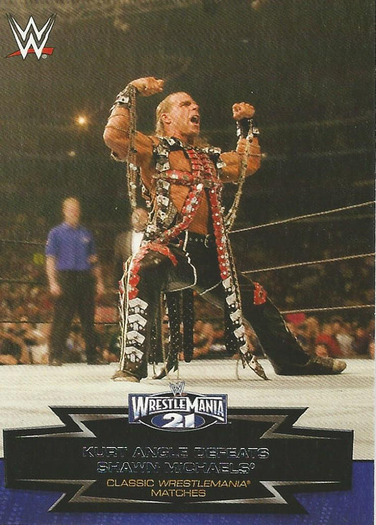 WWE Topps Road to Wrestlemania 2015 Shawn Michaels 21 of 30 trading card PW Catalog
