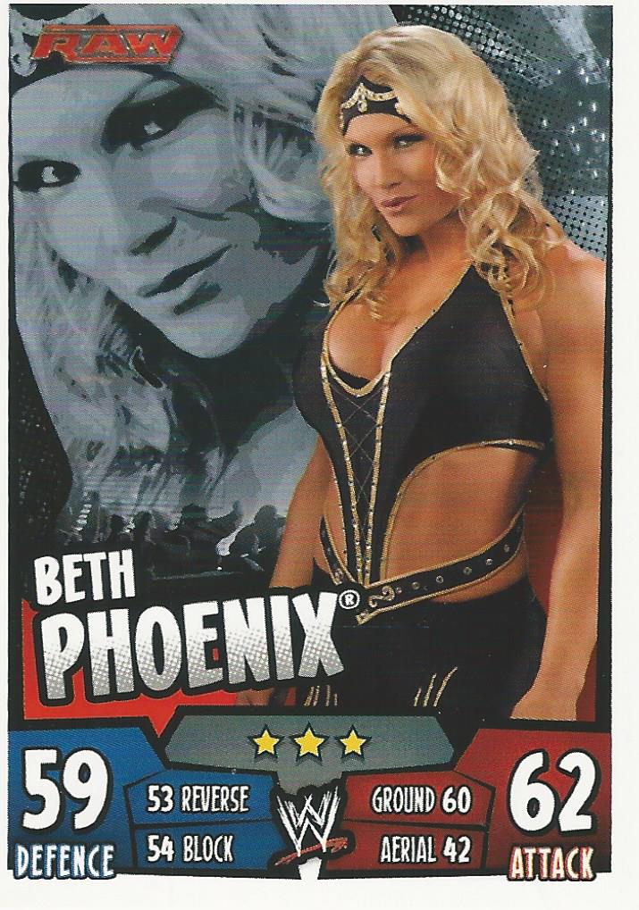 WWE Topps Slam Attax Rumble 2011 Beth Phoenix #51