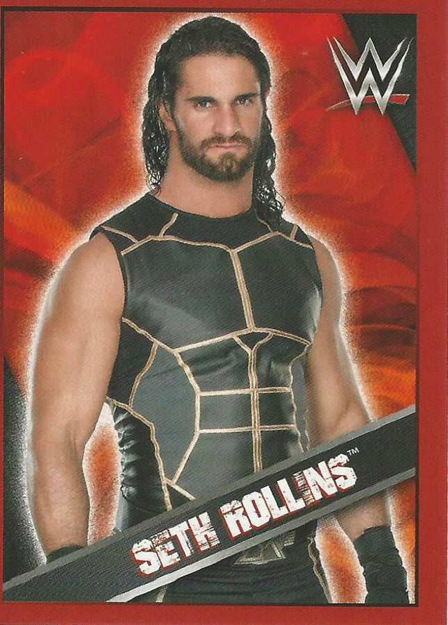 WWE Topps Then Now Forever 2016 Stickers Seth Rollins #51