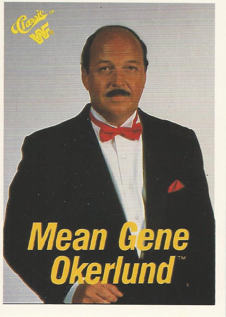 WWF Classic Trading Cards 1990 Mean Gene No.51 trading card PW Catalog