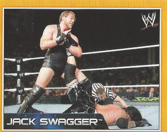 WWE Topps A-Z Sticker Collection 2014 Jack Swagger #51