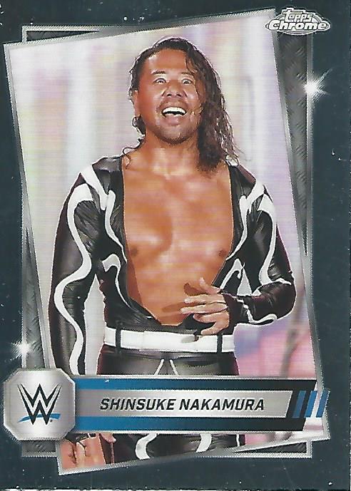 WWE Topps Chrome 2025 Trading Cards Shinsuke Nakamura No.51 PW Catalog