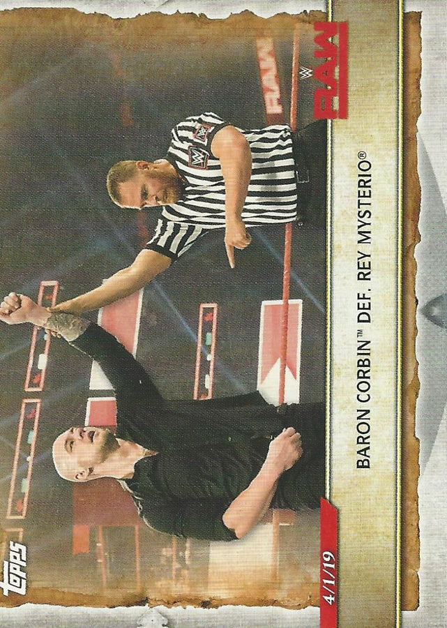 WWE Topps Road to Wrestlemania 2020 Baron Corbin #51