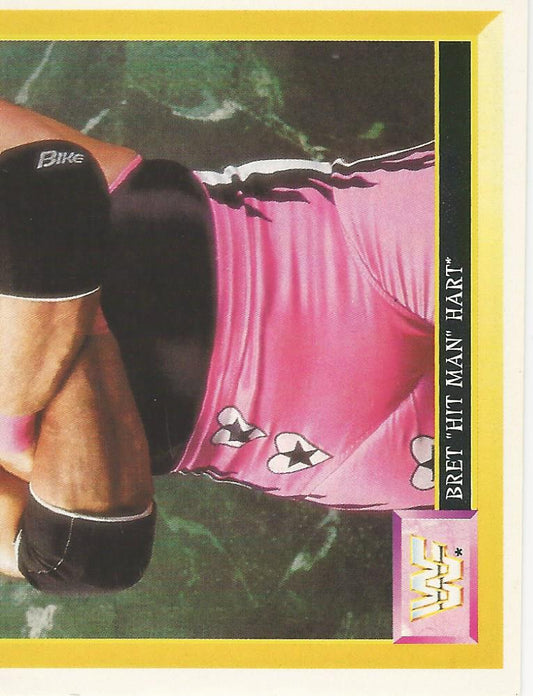WWF Merlin Sticker 1994 Bret Hitman Hart #51