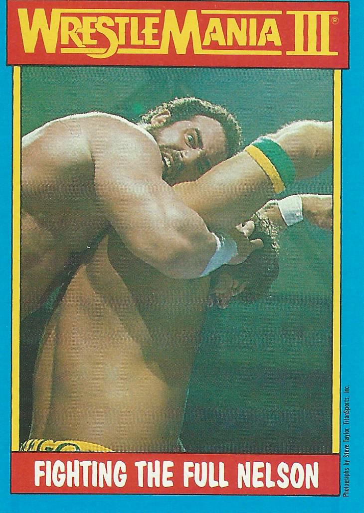 Topps WWF Wrestling Cards1987 Hercules #51