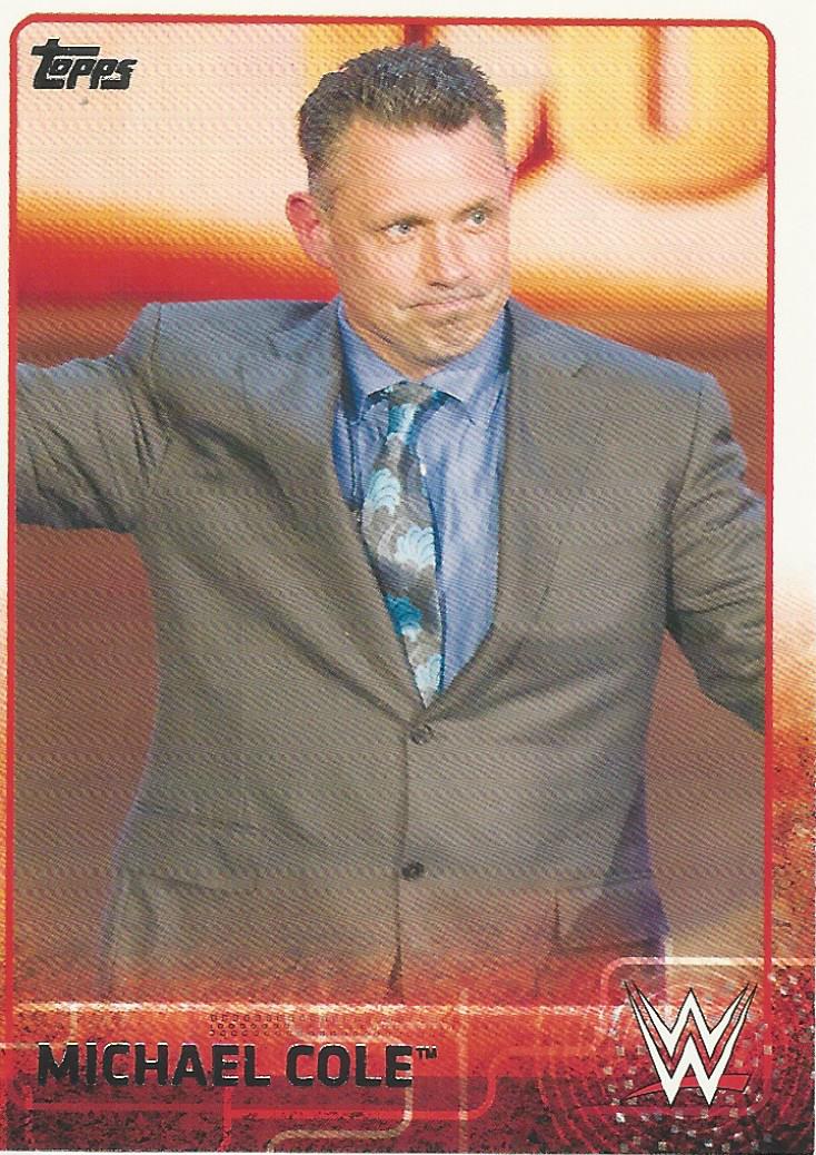 WWE Topps 2015 Michael Cole #51