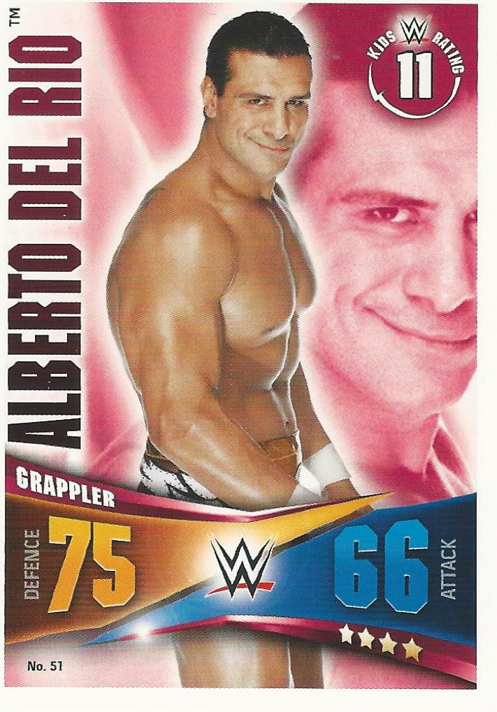 WWE Topps Slam Attax Rivals 2014 Alberto Del Rio #51