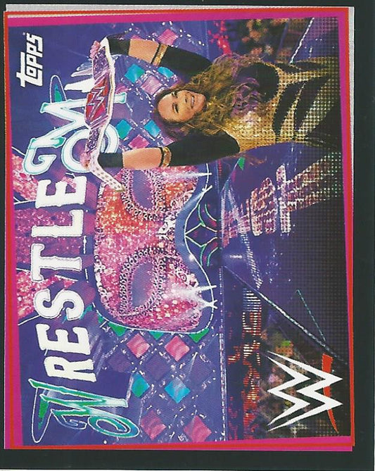 WWE Topps Road to Wrestlemania Stickers 2021 Nia Jax #51
