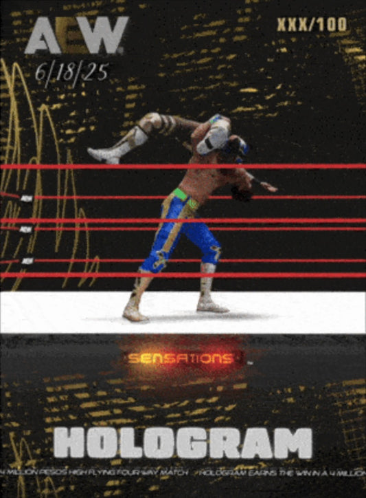 6/18/25 – Hologram – Hologram Earns the Win in a 4 Million Pesos High Flying Four-Way Match