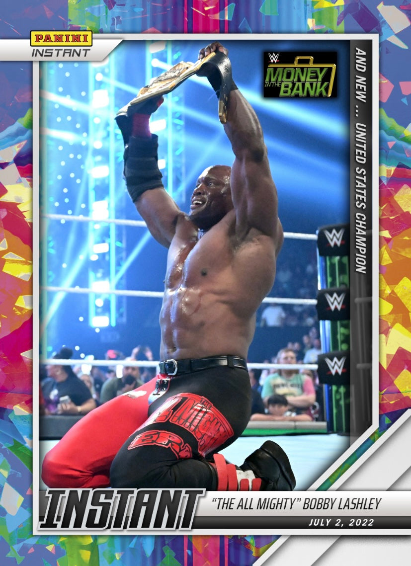 “The All Mighty” Bobby Lashley – and NEW… United States Champion trading card PW Catalog