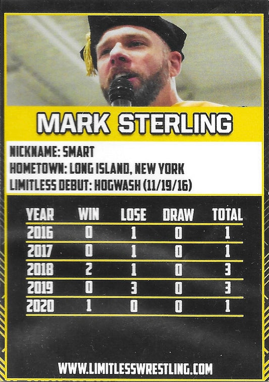 Mark Sterling trading card PW Catalog