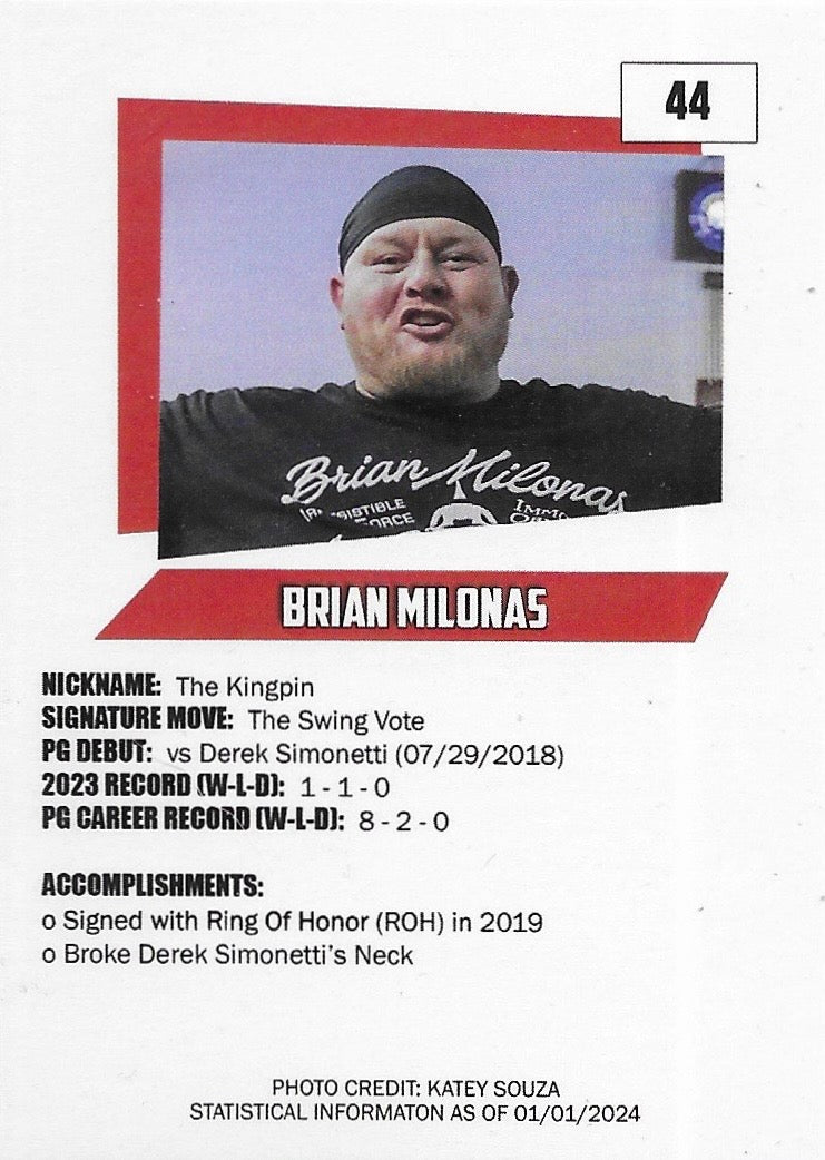 Kingpin Brian Milonas