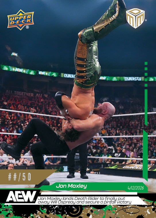 JON Moxley – JON Moxley Lands Death Rider to Finally PUT Away Will Ospreay and Secure a Pinfall Victory