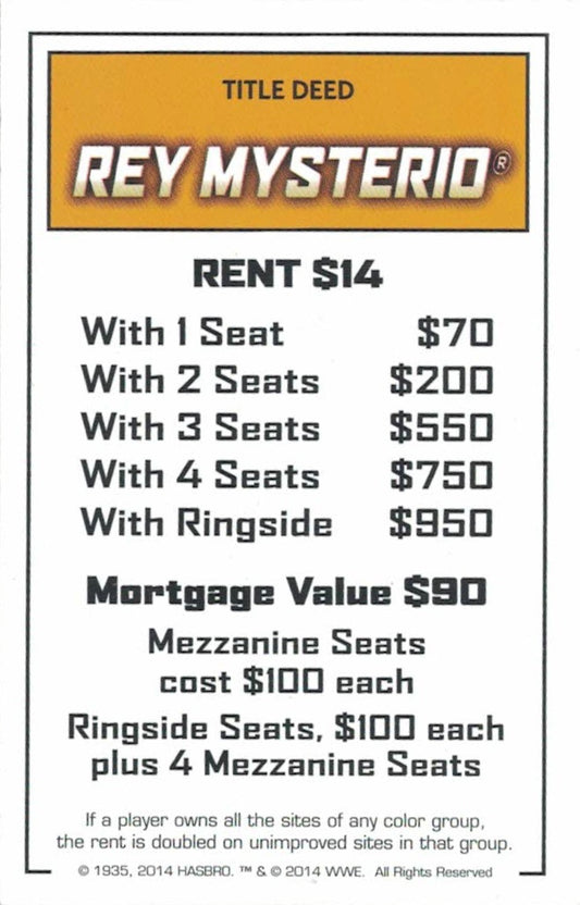 REY Mysterio trading card PW Catalog