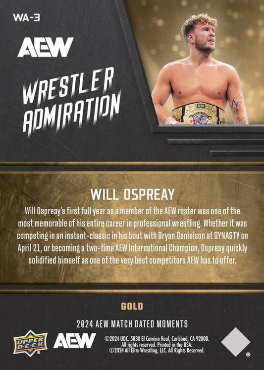 Wrestler Admiration – Will Ospreay