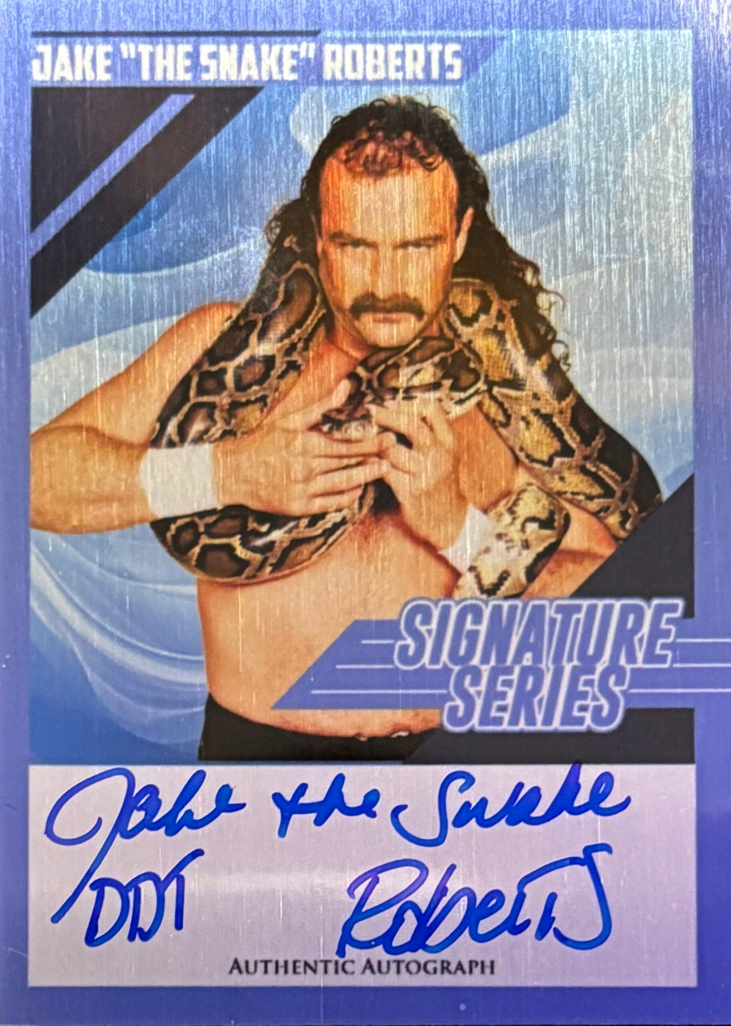 Signature Series – Jake “the Snake” Roberts trading card PW Catalog