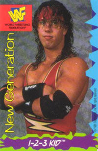 123 Kid WWF Ice Cream Cut-out & Card 1995 Good Humor