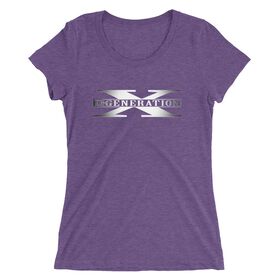 D-Generation X Classic Logo Women's Tri-Blend T-Shirt T-Shirt PW Catalog