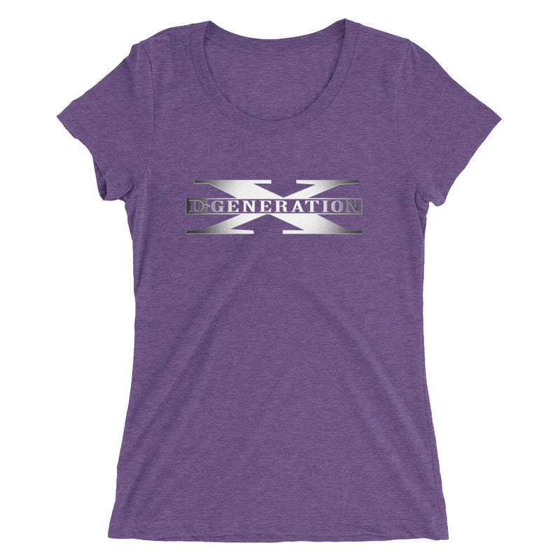 D-Generation X Classic Logo Women's Tri-Blend T-Shirt T-Shirt PW Catalog