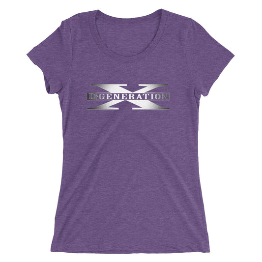 D-Generation X Classic Logo Women's Tri-Blend T-Shirt T-Shirt PW Catalog
