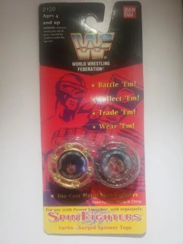 WWF Spin Fighters The Undertaker & Yokozuna 1994  by Bandai