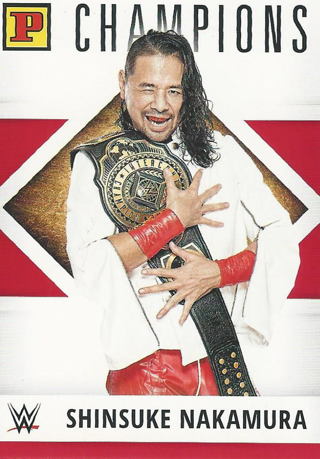 WWE Panini Debut Edition 2022 Shinsuke Nakamura #156 Red