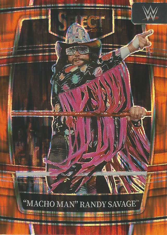 WWE Panini Select 2022 Orange Flash Randy Savage #72