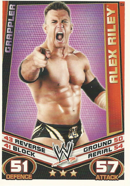 WWE Topps Slam Attax Rebellion 2012 Alex Riley #52