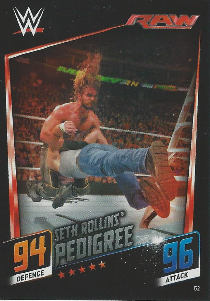 WWE Topps Slam Attax 2015 Then Now Forever Seth Rollins #52