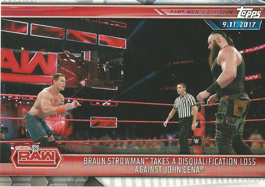 WWE Topps Champions 2019 Cena vs. Strowman #2