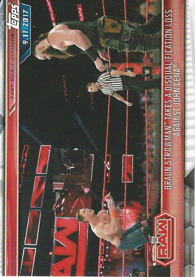 WWE Topps Champions 2019 Cena vs Strowman #2