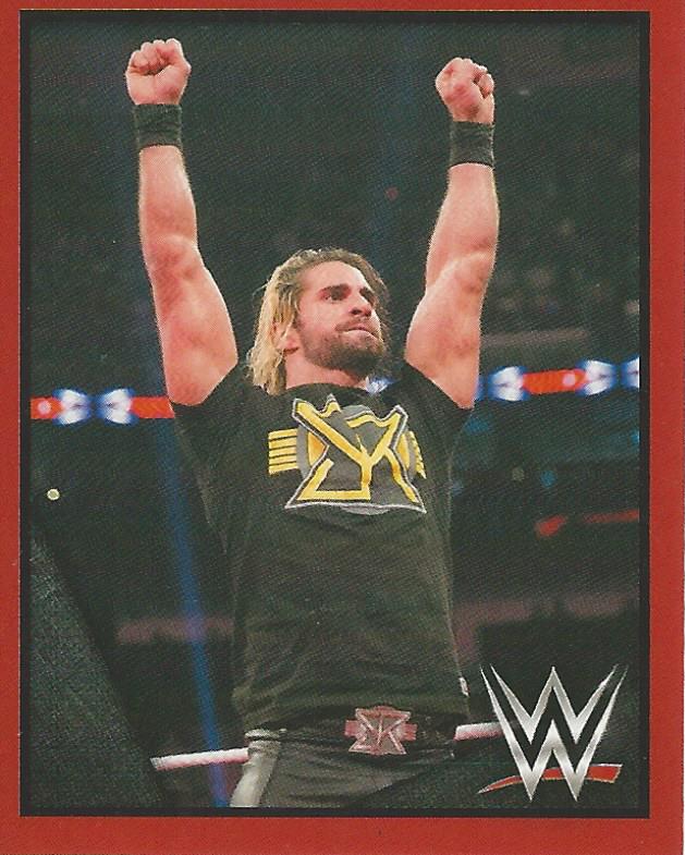 WWE Topps Then Now Forever 2016 Stickers Seth Rollins #52