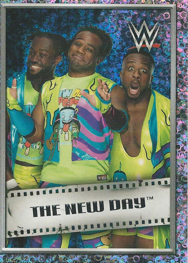 WWE Topps 2018 Stickers New Day Foil #52