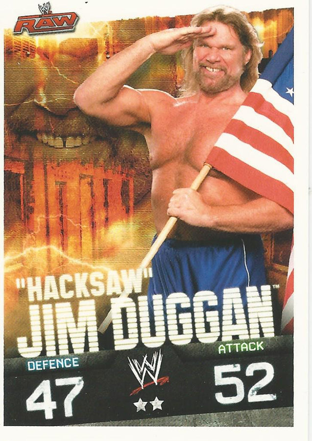 WWE Topps Slam Attax Evolution 2010 Hacksaw Jim Duggan #52