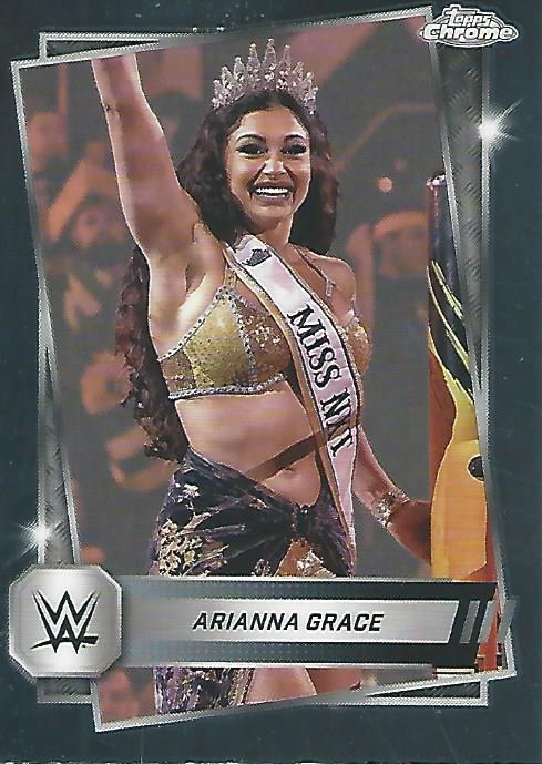 WWE Topps Chrome 2025 Trading Cards Arianna Grace No.52 PW Catalog