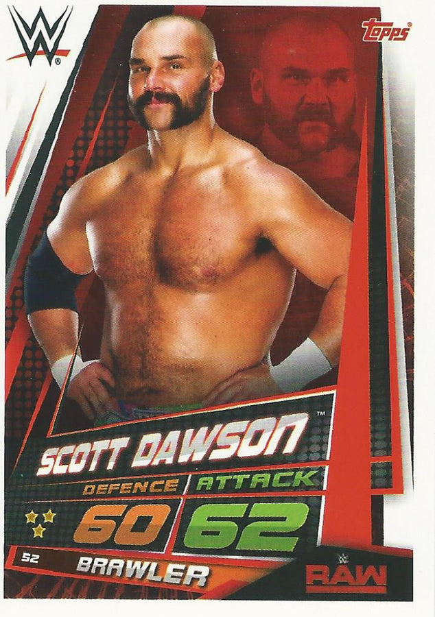 WWE Topps Slam Attax Universe 2019 Scott Dawson #52