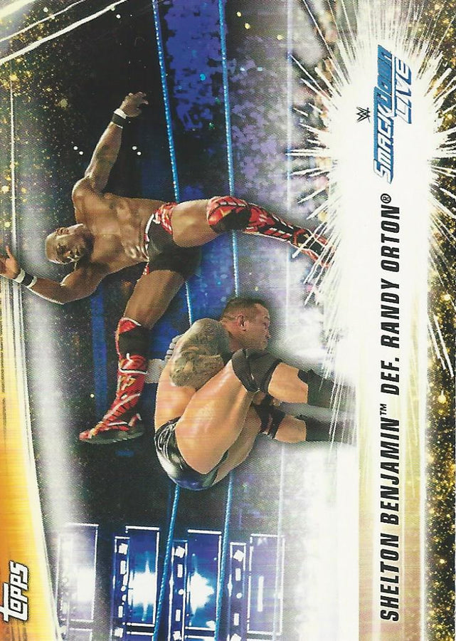 WWE Topps Summerslam 2019 Randy Orton vs Shelton Benjamin #52