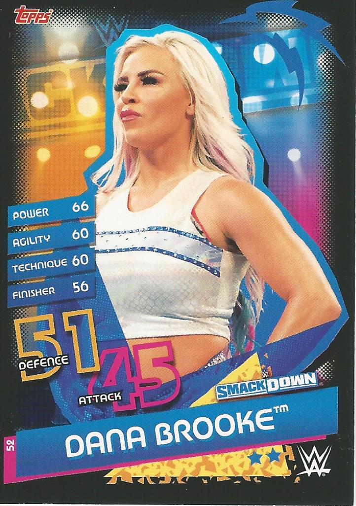 WWE Topps Slam Attax Reloaded 2020 Dana Brooke #52