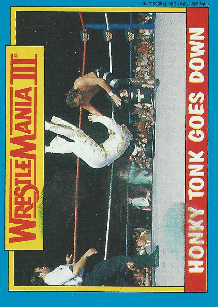 Topps WWF Wrestling Cards1987 Jake the Snake Roberts #52