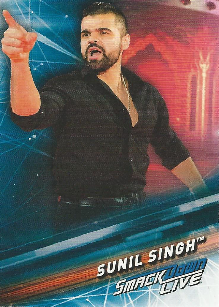 WWE Topps Smackdown 2019 Sunil Singh #52
